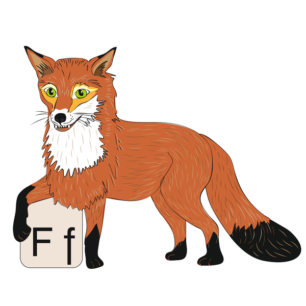 Abbildung: Fifi Fuchs in der Sprachforscher App